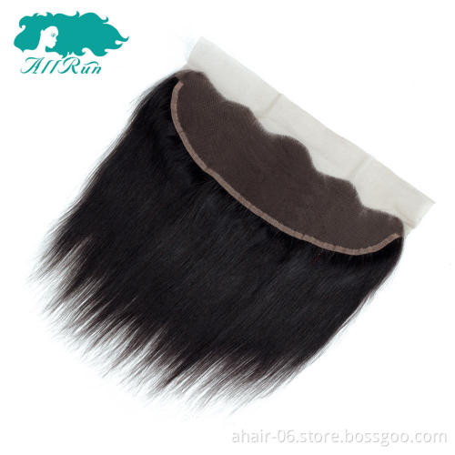 13*4 frontal straight lace closure with quality virgin hair bundles